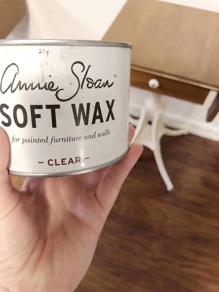 Annie Sloan clear wax