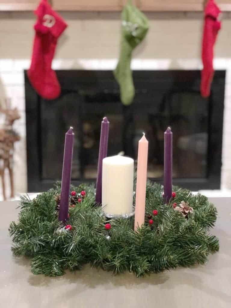 diy advent wreath