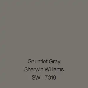 Gauntlet Gray Paint Sample by Sherwin-Williams (7019) | Peel & Stick Paint Sample