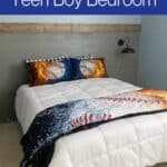 before and after teen boy room
