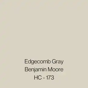 Edgecomb Gray Paint Sample by Benjamin Moore (HC-173) | Peel & Stick Paint Sample