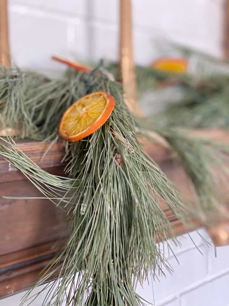 dried orange slice garland