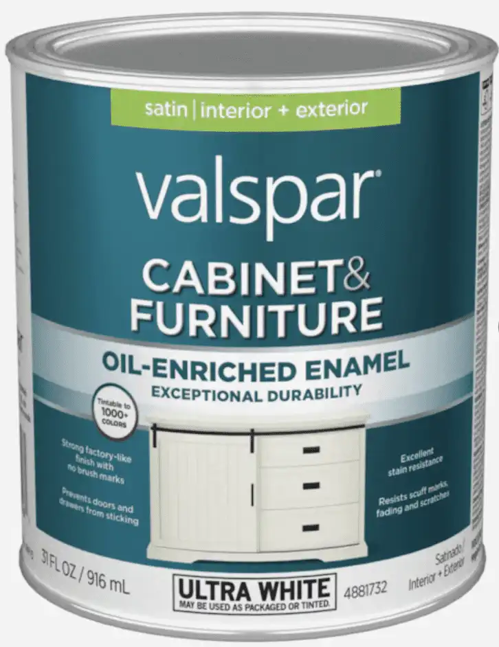 Valspar Valspar Cabinet & Furniture Oil Enriched Enamel Satin Enamel