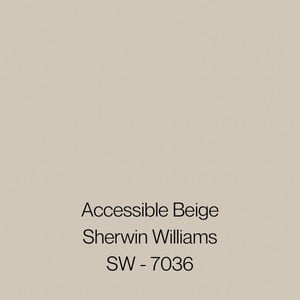 Sherwin Williams Accessible Beige : The Perfect Neutral 1