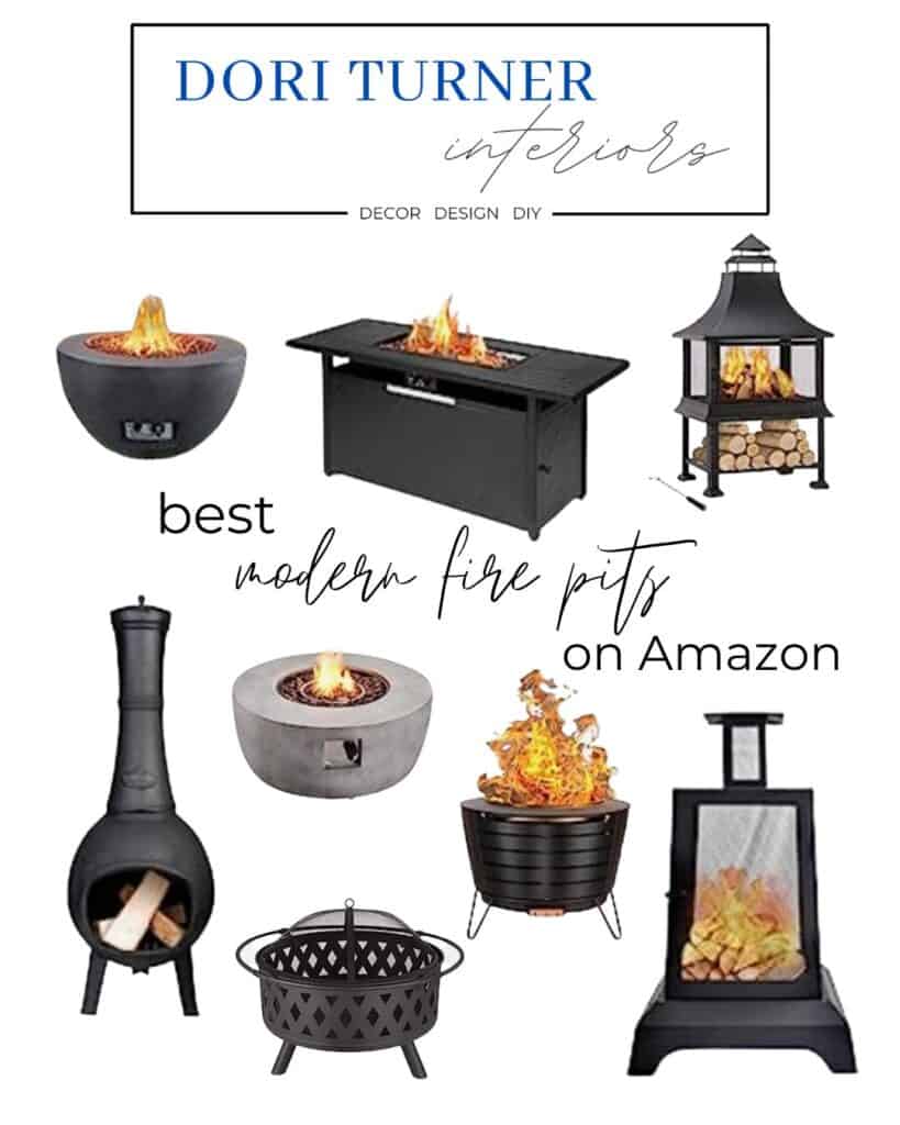 different types of fire pits