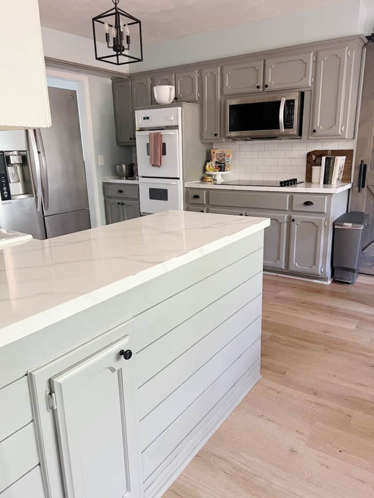 Easy DIY Shiplap Kitchen Island for $40 1