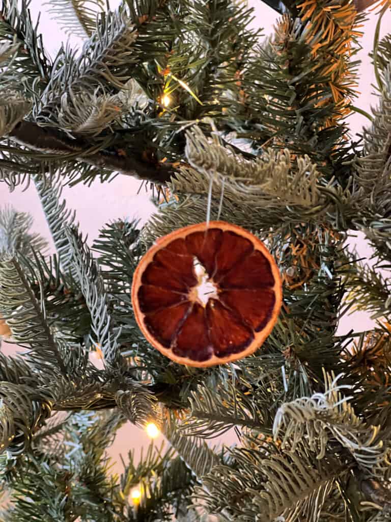 dried orange slice ornament