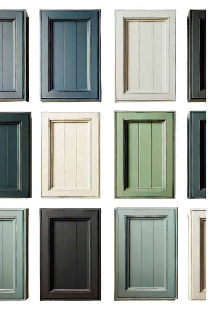 different kitchen cabinet paint colors on cabinet doors