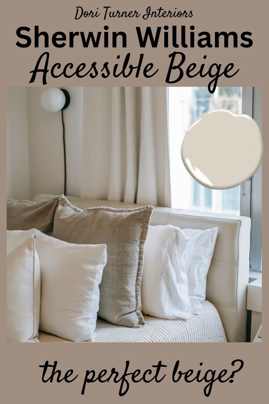 Sherwin Williams Accessible Beige warm beige paint color