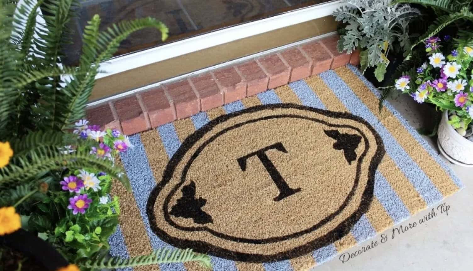 12 DIY Doormat Ideas You’ll Want to Make This Weekend - Dori Turner ...