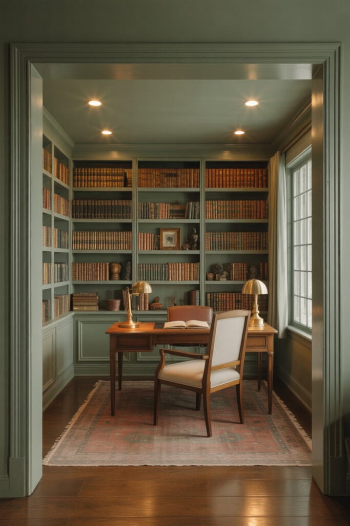 Evergreen Fog Sherwin Williams