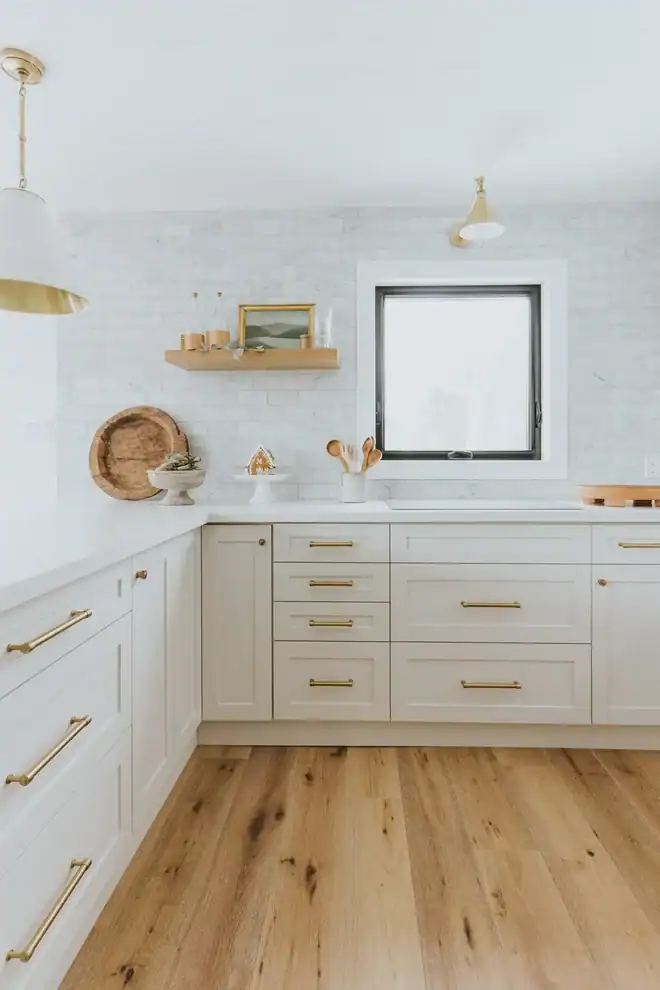 pale oak on cabinets